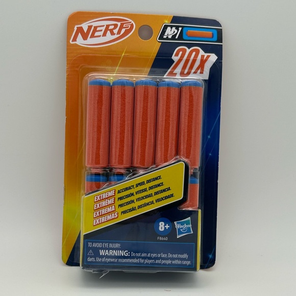 Nerf Foam Darts in Vibrant Orange and Blue - Picture 1 of 3